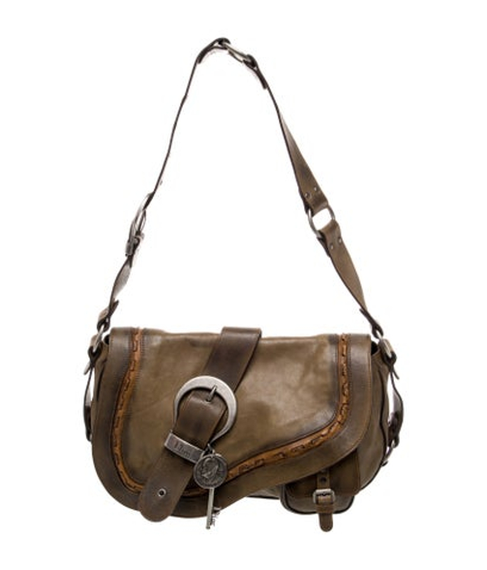 Dior Dior Leather Gaucho Saddle