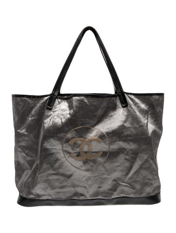 Metallic CC Beach Tote