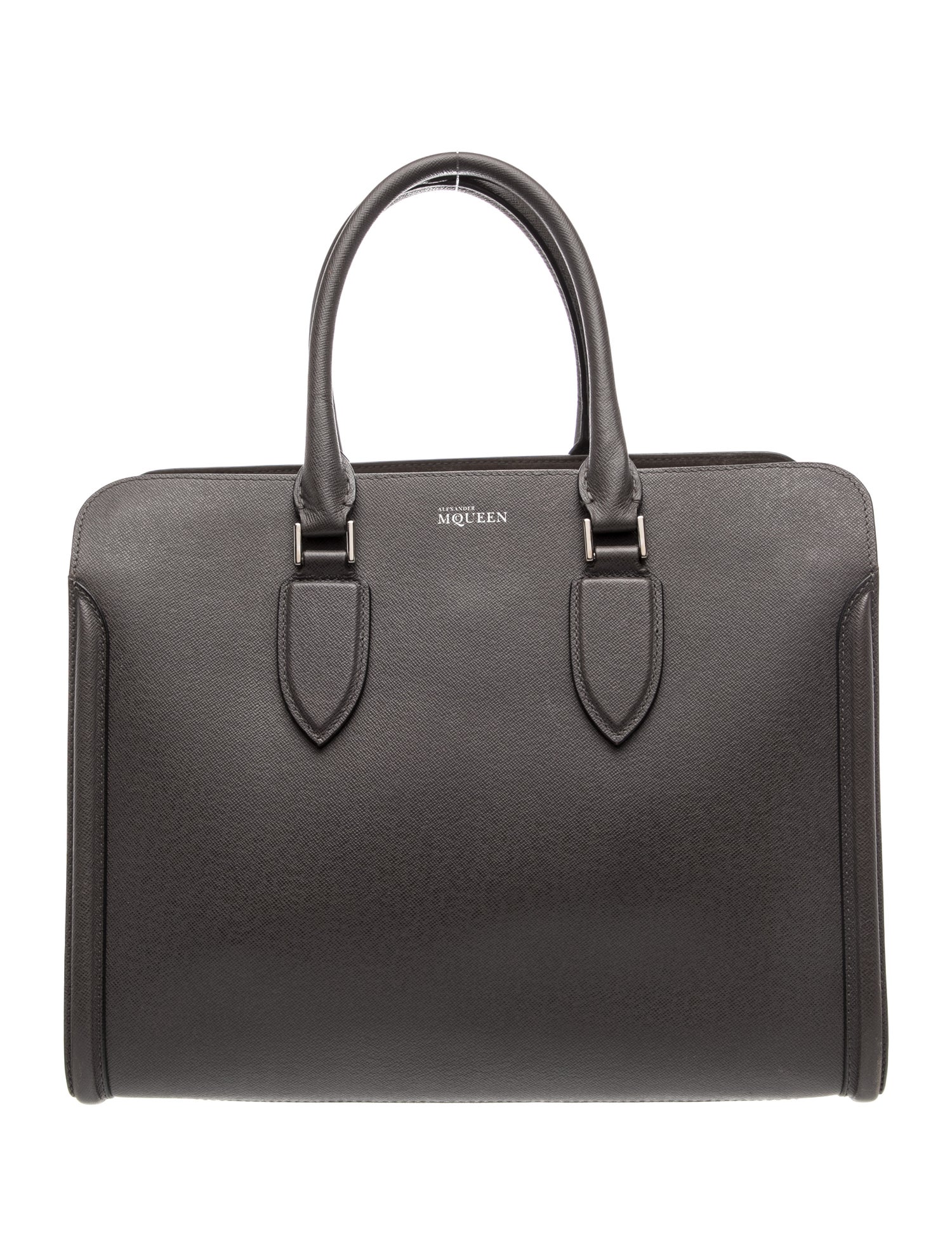Alexander McQueen Leather Top Handle Bag