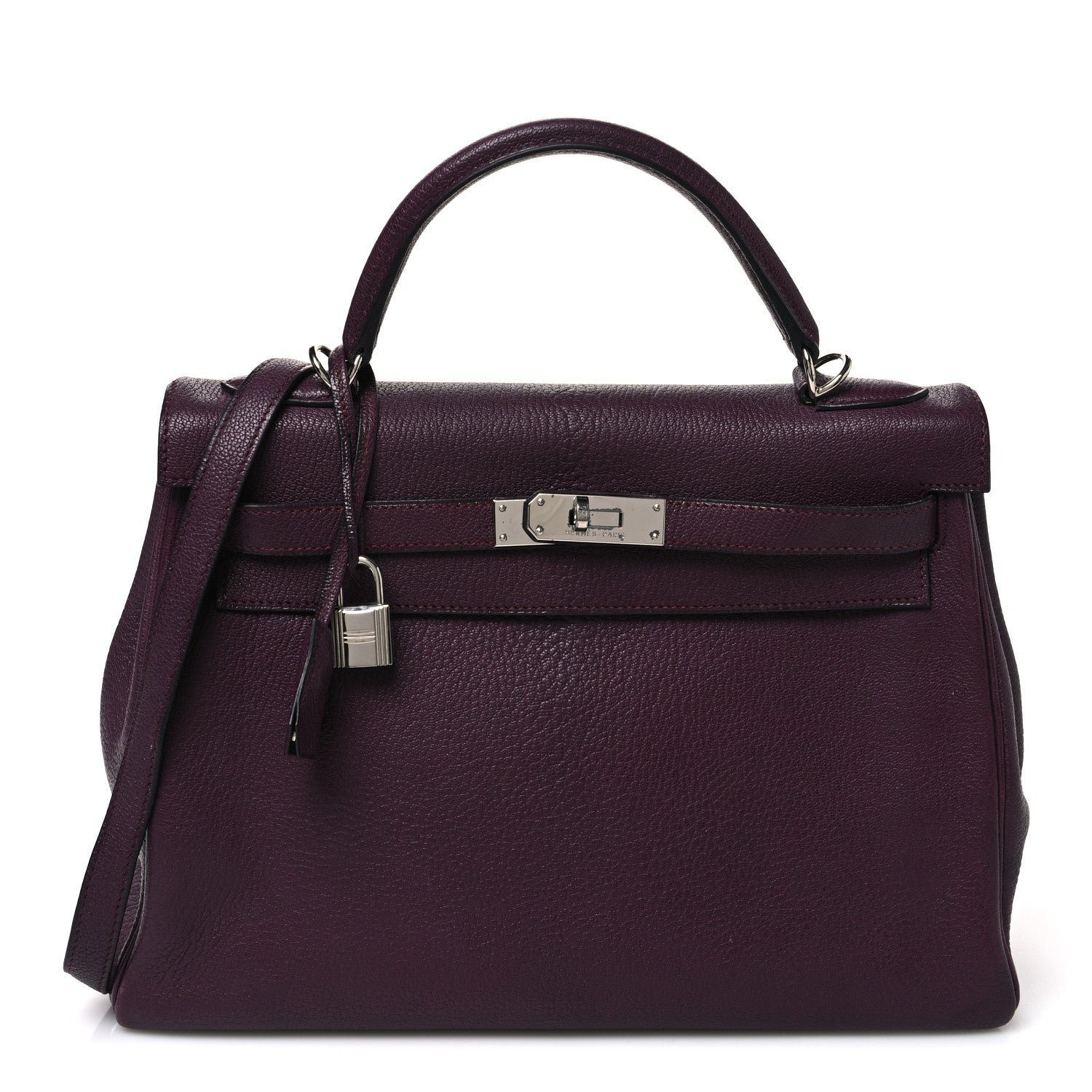 Hermes Chevre Mangalore Kelly Retourne 32 Quetsche