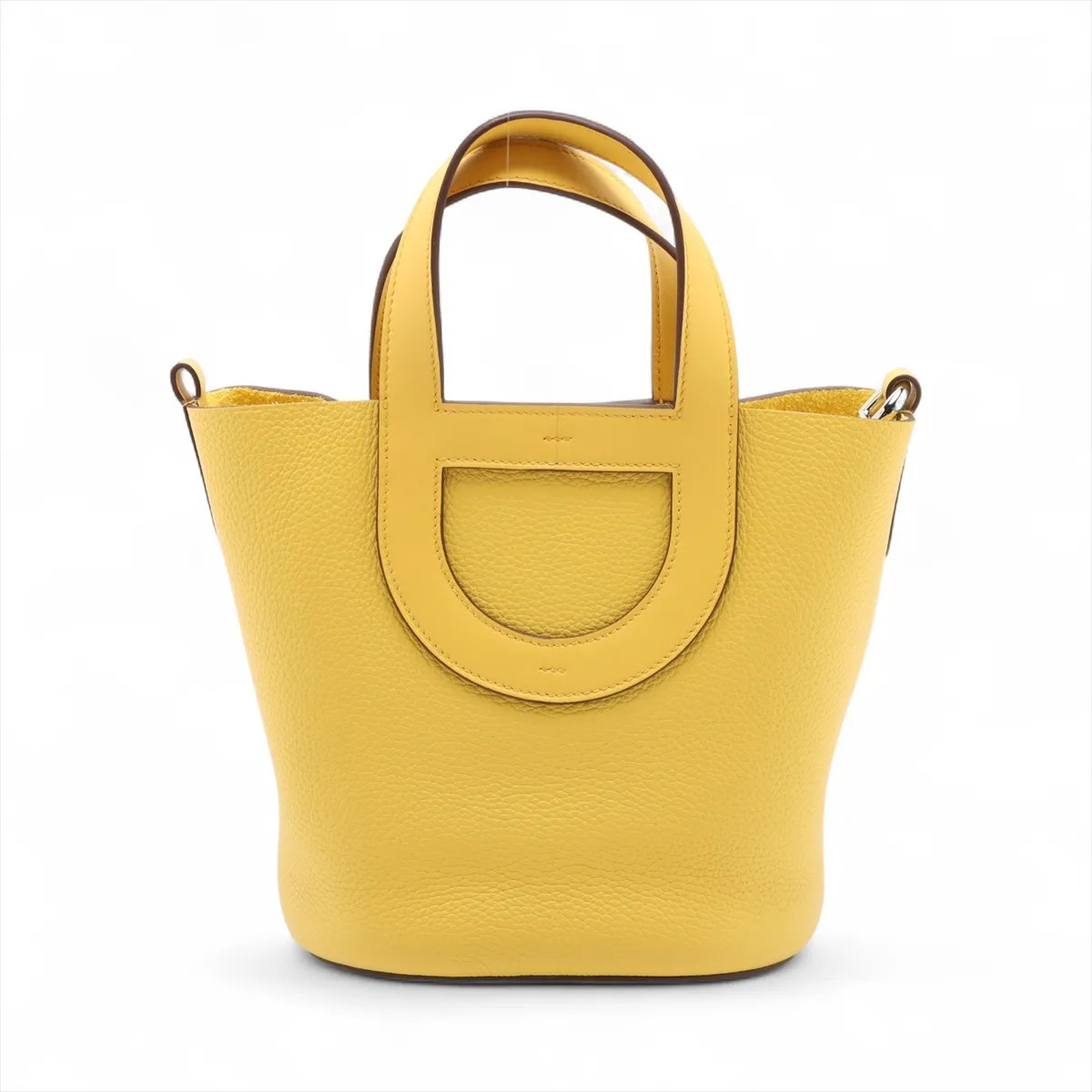 Hermès In the loop 18 Taurillon Clemence × Veau Swift Sun Silver Metal Fittings