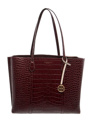 Embossed Leather Tote