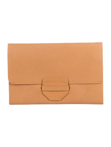 Smythson Leather Clutch