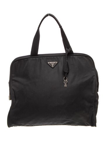 Tessuto Nylon Top Handle Bag Vintage