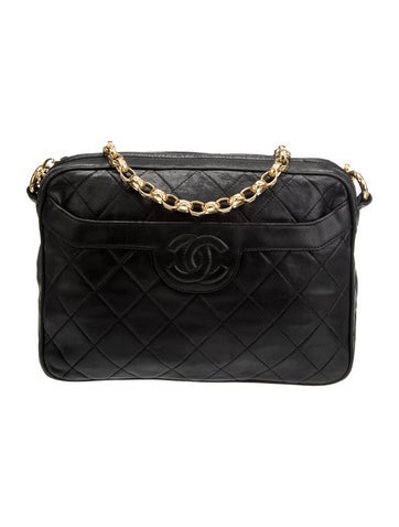 Vintage Quilted Camera Bag