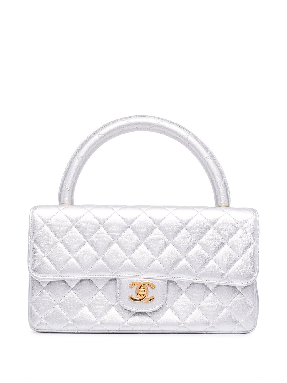 1992 diamond-quilted rectangle-shaped handbag