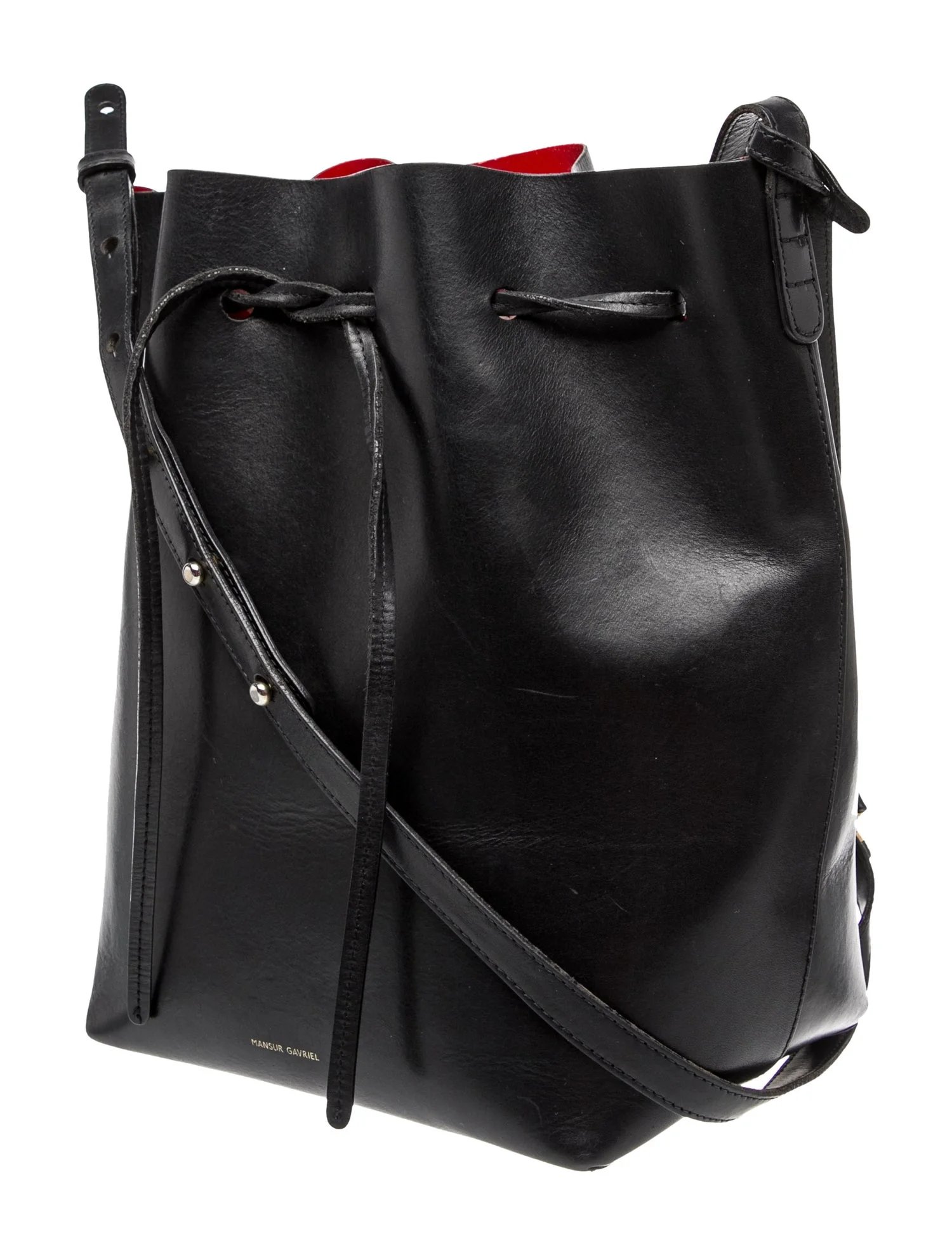 Leather Bucket Bag