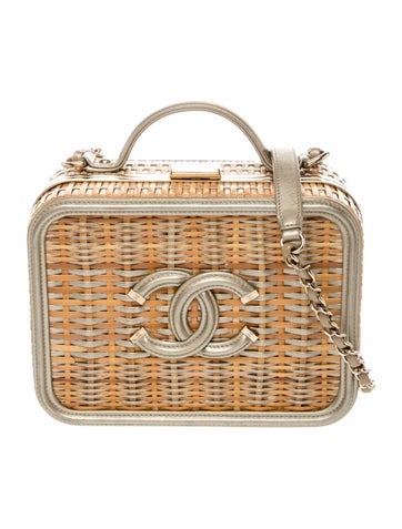 Medium Rattan Filigree Vanity Case