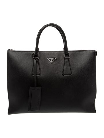Saffiano Leather Galleria Double Zip Large