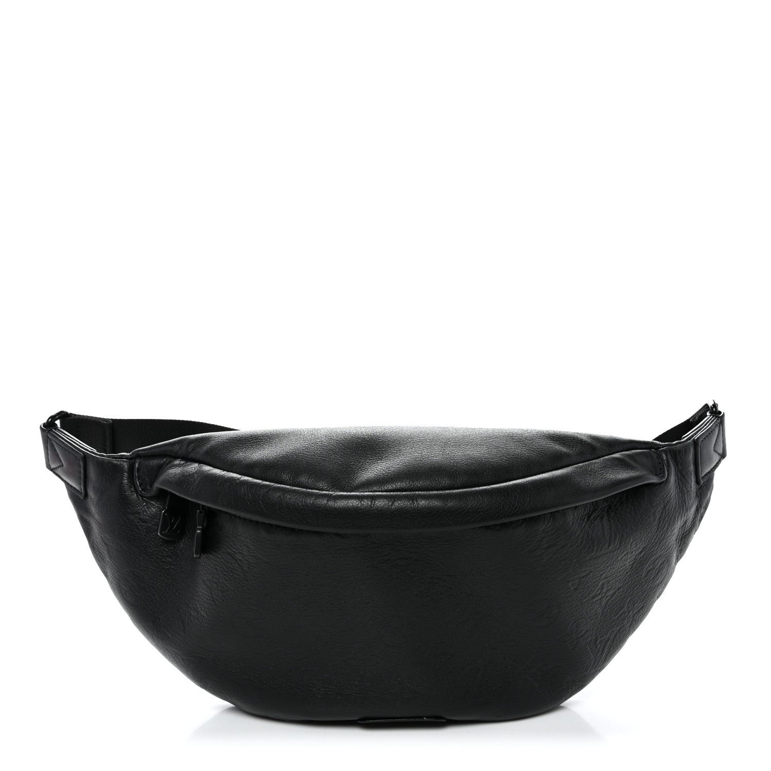 Louis Vuitton Louis Vuitton Calfskin Monogram Shadow Discovery Bumbag Black