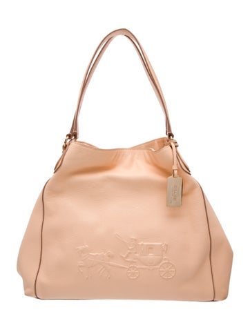 Coach Leather Top Handle Bag