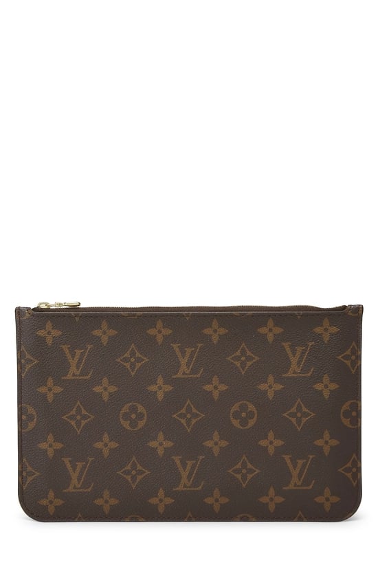 Monogram Canvas Neverfull Pouch MM NM