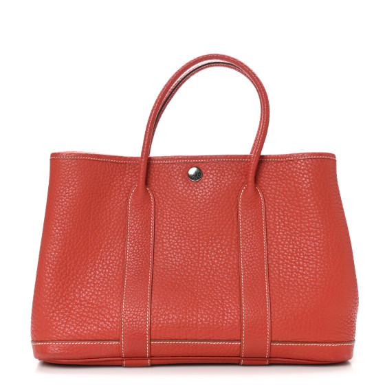 Hermes Negonda Garden Party Tote 30 TPM Sanguine