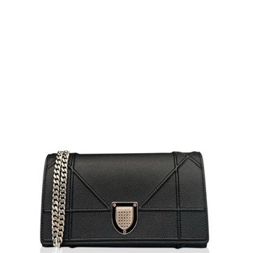Calfskin Diorama Wallet On Chain Pouch