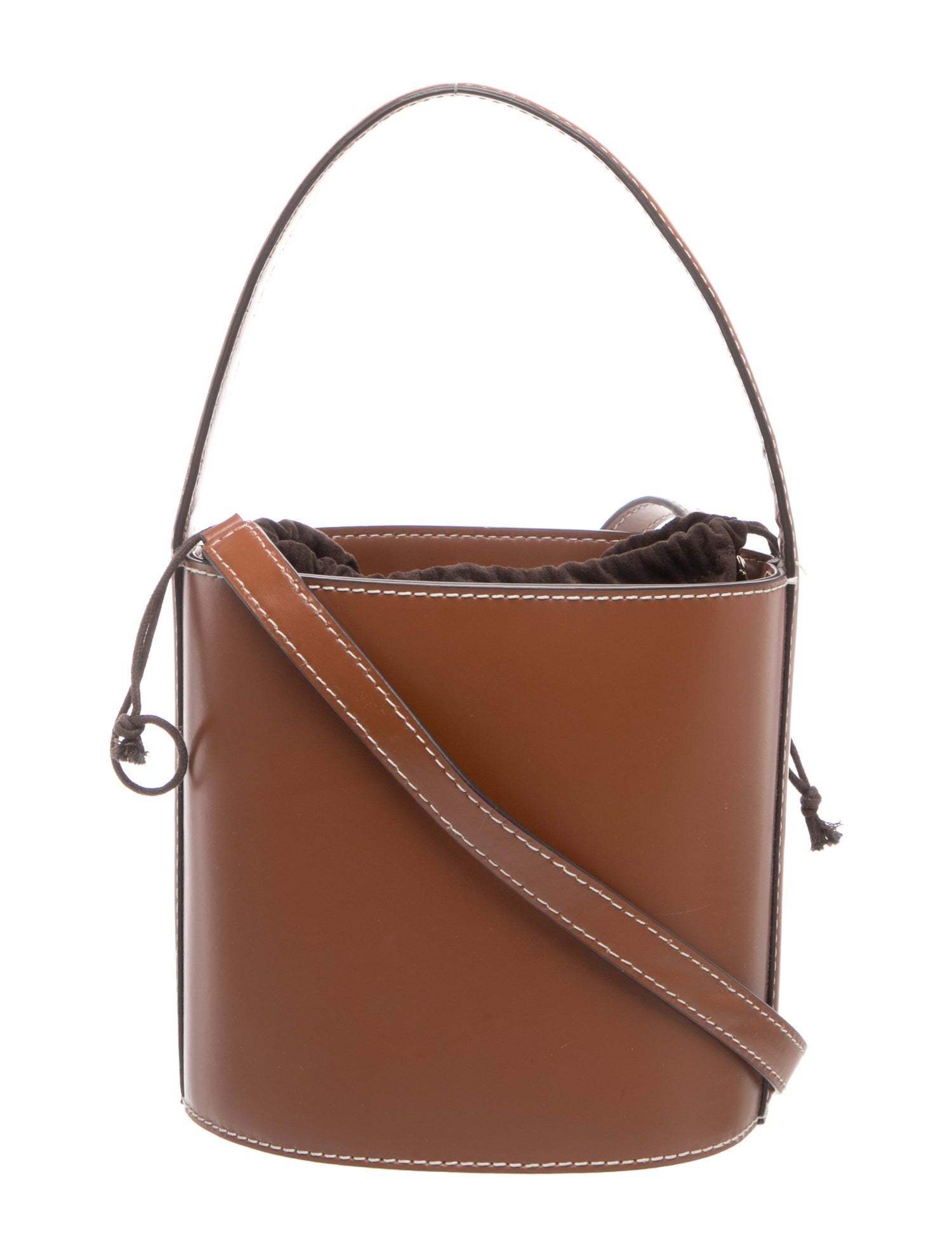 Staud Leather Top Handle Bag