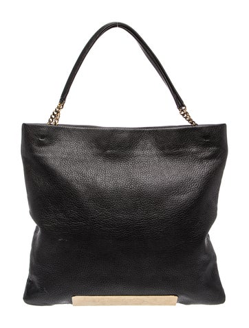 Leather Top Handle Bag