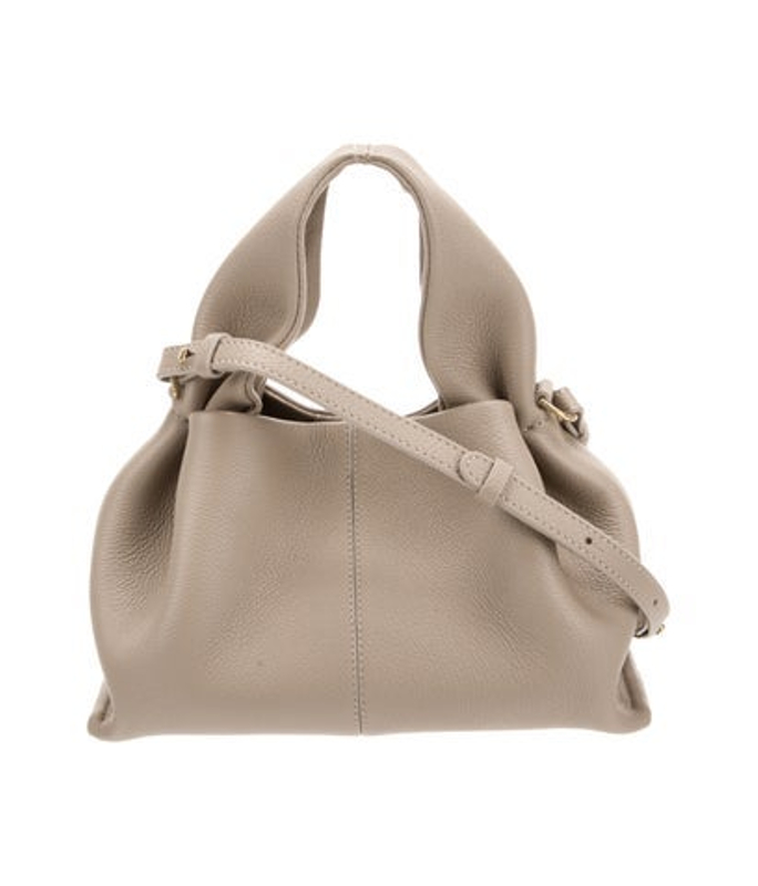 Polene Leather Top Handle Bag