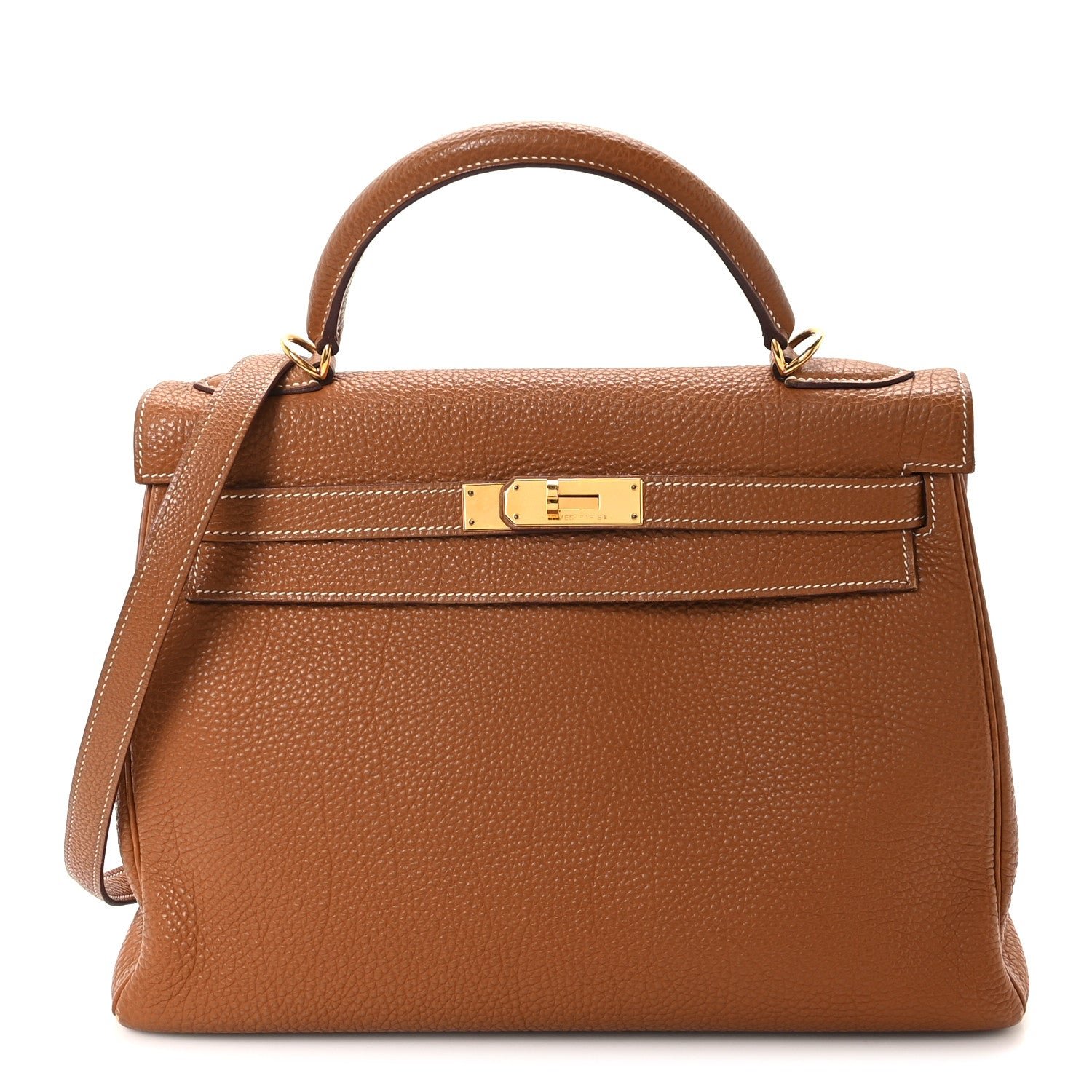 Hermes Hermes Togo Kelly Retourne 32 Gold