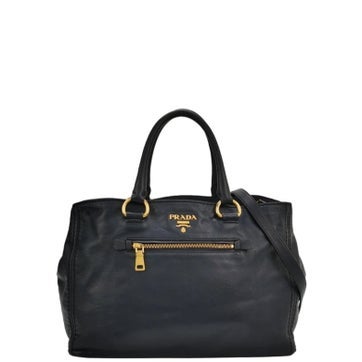 Vitello Leather Tote Medium