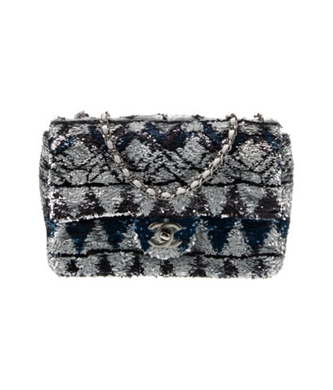 Chanel Sequin Cc Mini Flap Bag