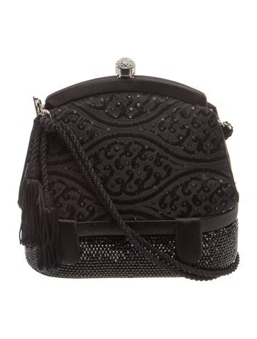 Judith Leiber Satin Bucket Bag