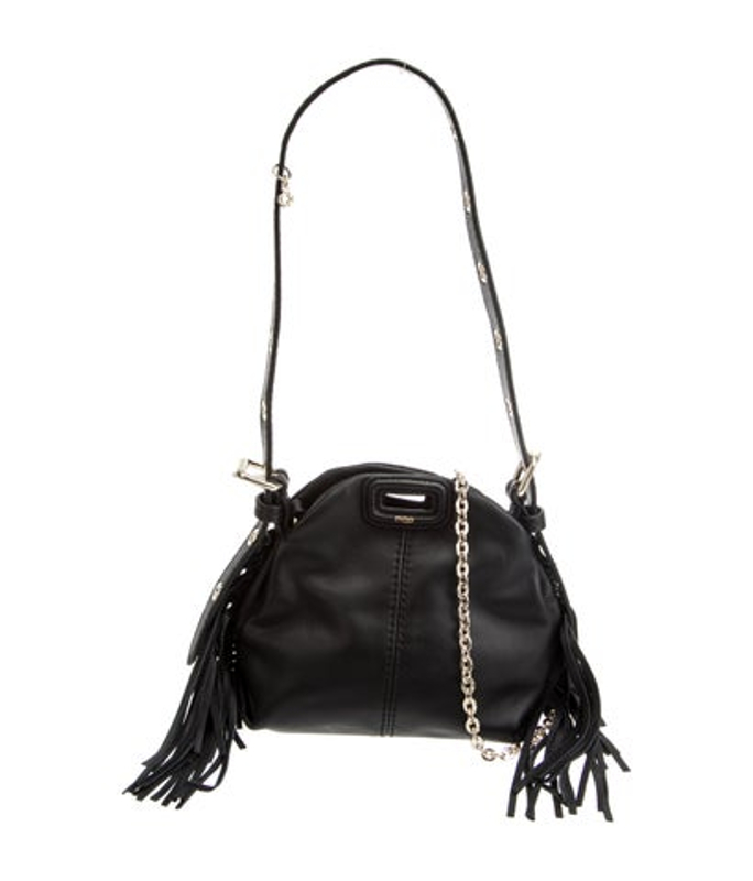 Maje Leather Shoulder Bag