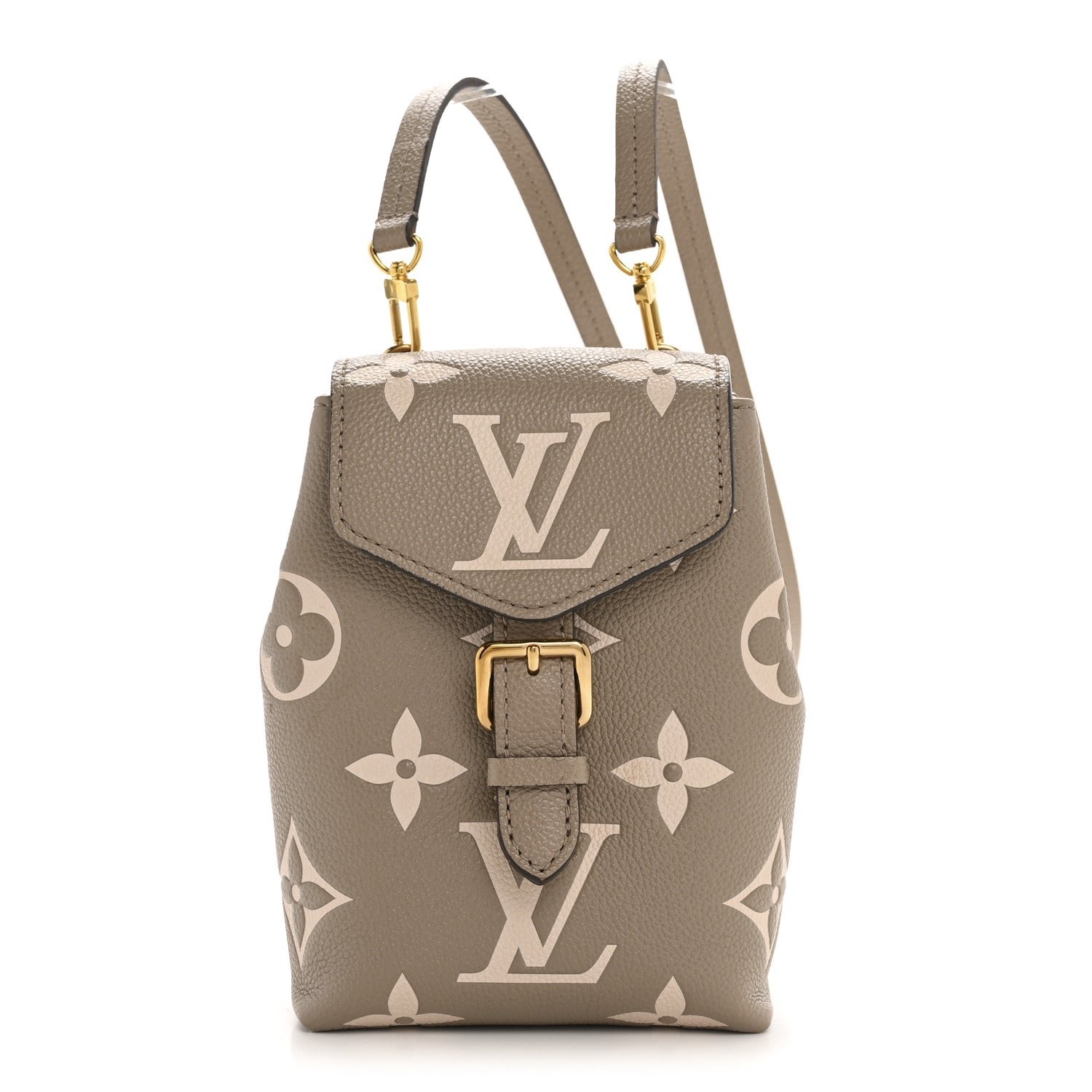 Louis Vuitton Empreinte Monogram Giant Tiny Backpack Tourterelle Cream