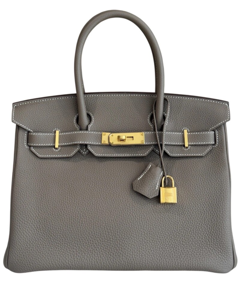 Etoupe Togo Birkin 30 Gold Hardware, 2018