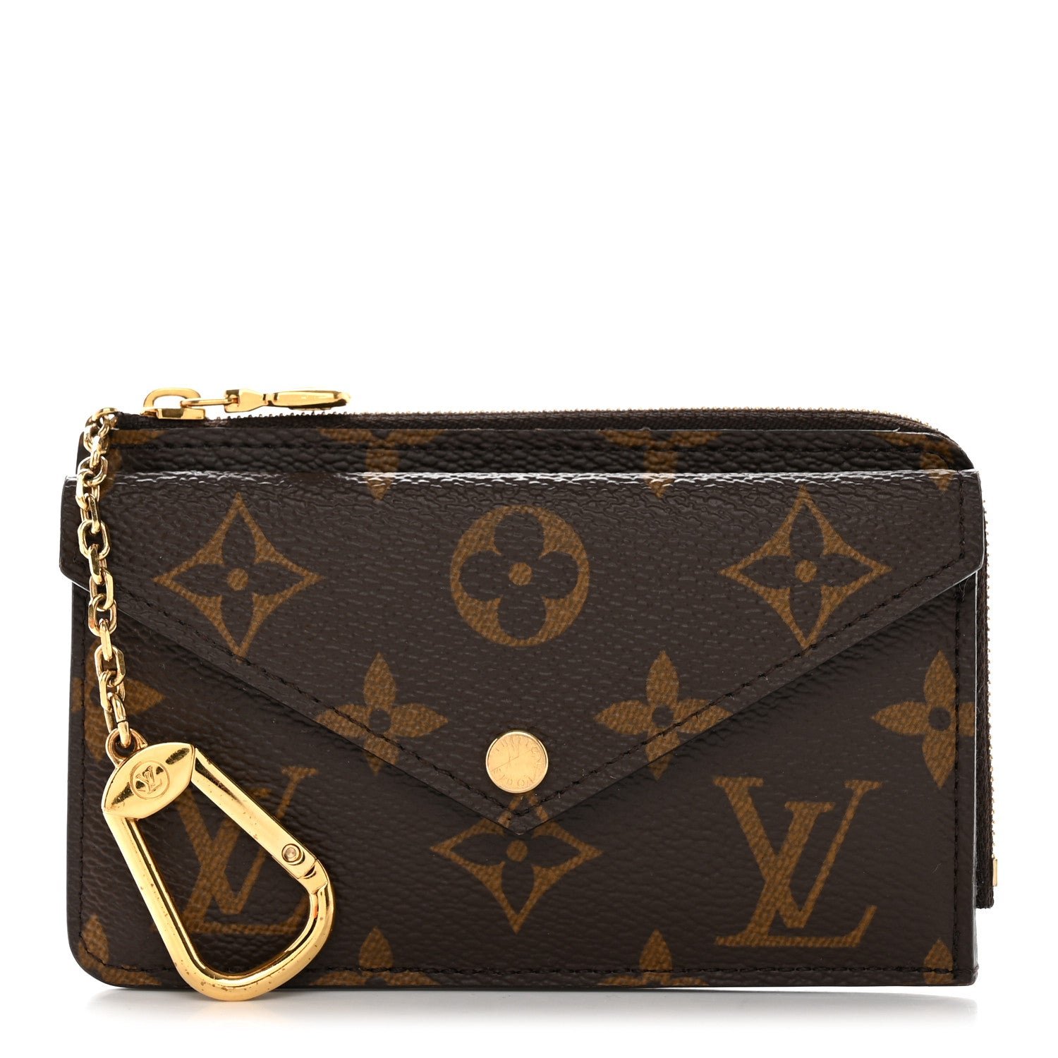 Louis Vuitton Monogram Recto Verso Card Holder Black