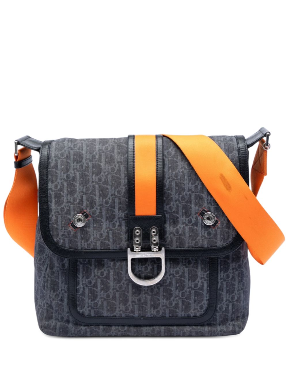 2006 Diorissimo Denim Flight Messenger Bag crossbody bag