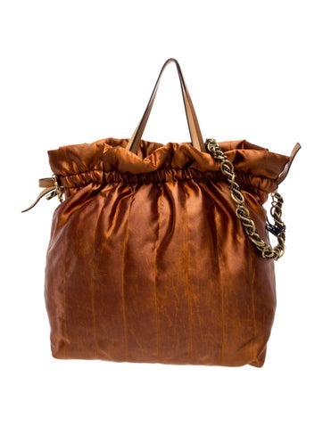 Leather Bucket Bag