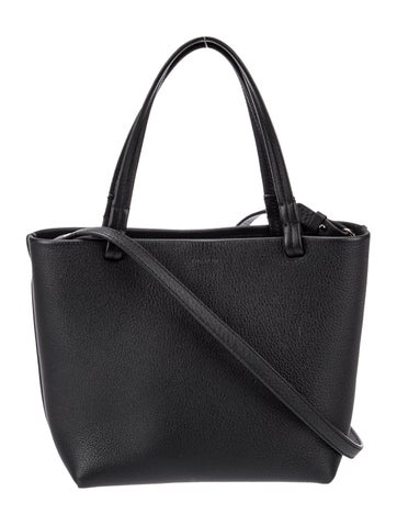 The Row Leather Top Handle Bag