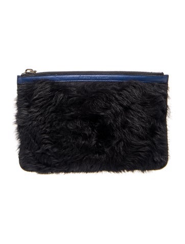 Proenza Schouler Fur Clutch