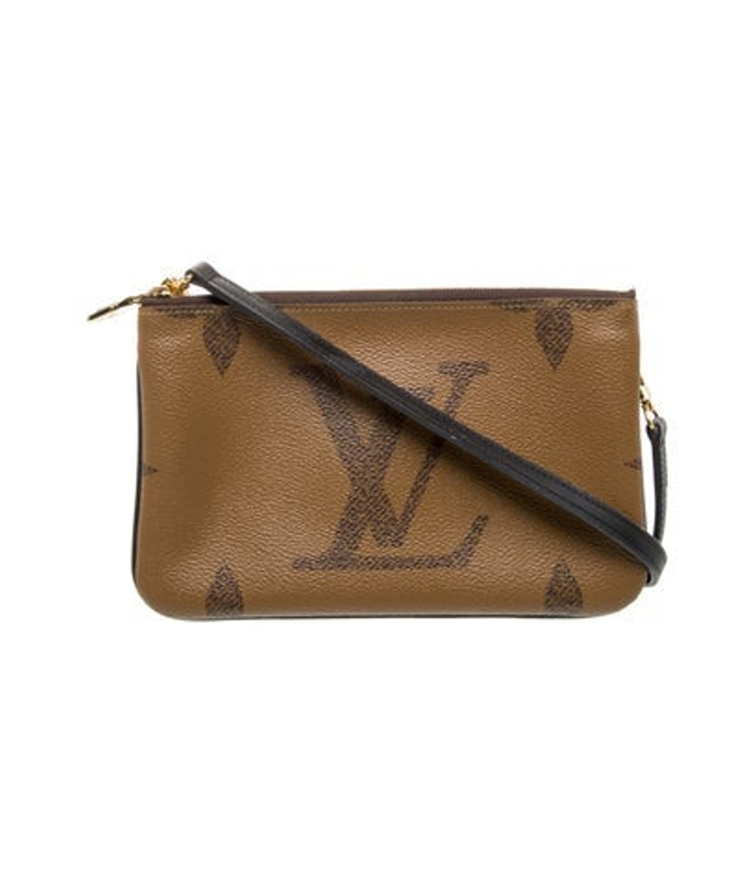 Louis Vuitton Vuitton Lv Monogram Double Zip Pochette