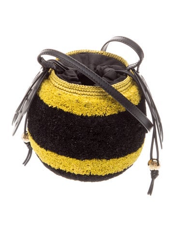 Loewe Raffia x Paula's Ibiza Bee Basket Mini