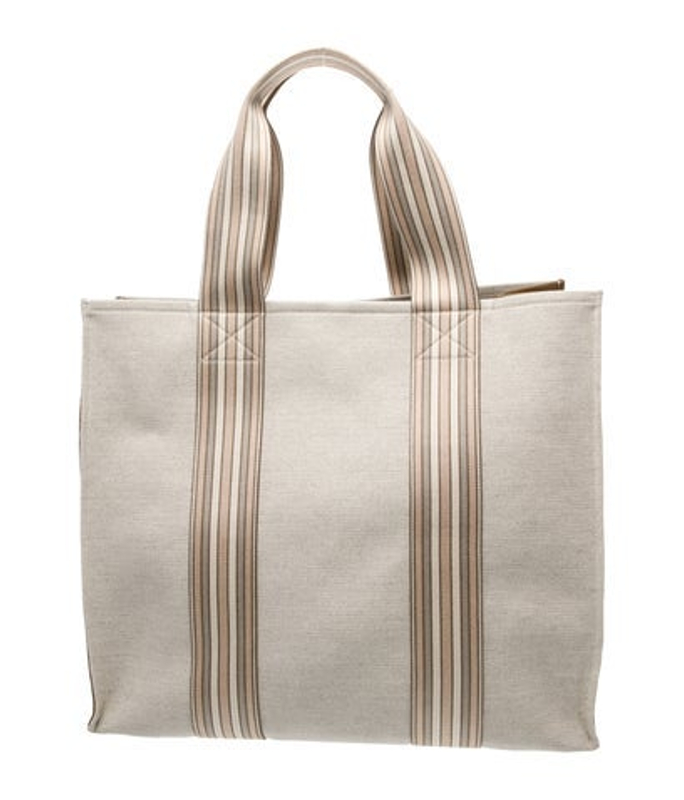 Loro Piana Piana Canvas Suitcase Stripe Medium