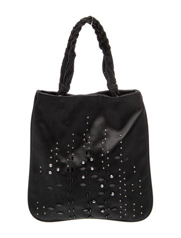 Enameled Metal Triangle Evening Bag