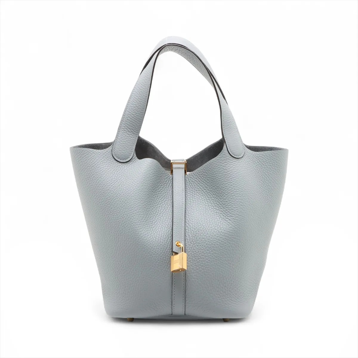 Hermès Picotin Lock 22 MM Taurillon Clemence glypantane Gold Metal Fittings