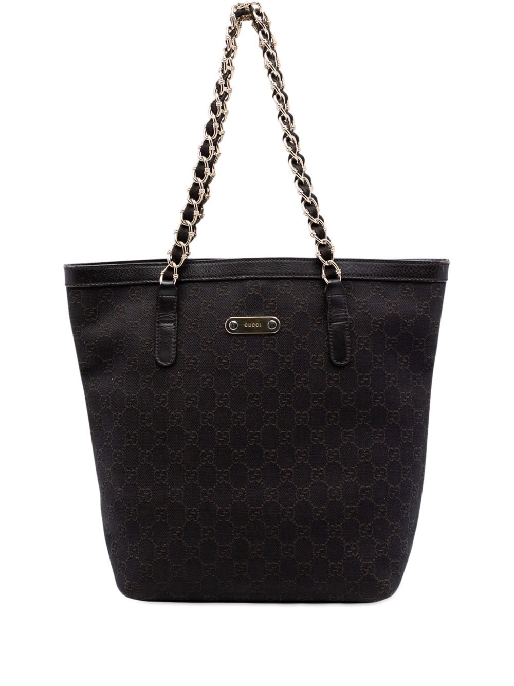 2016-2026 GG Denim Capri tote bag