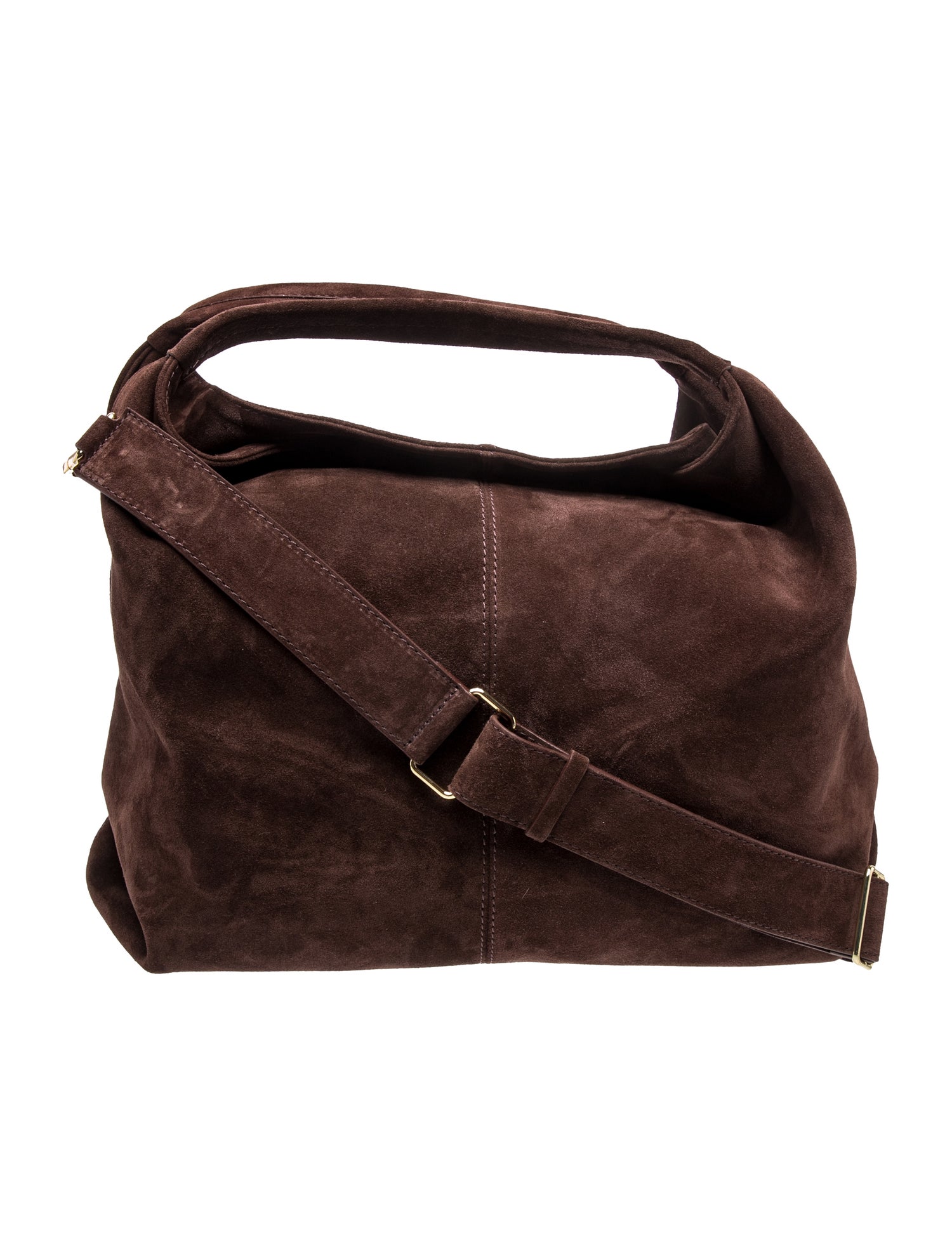 Manu Atelier Suede Shoulder Bag