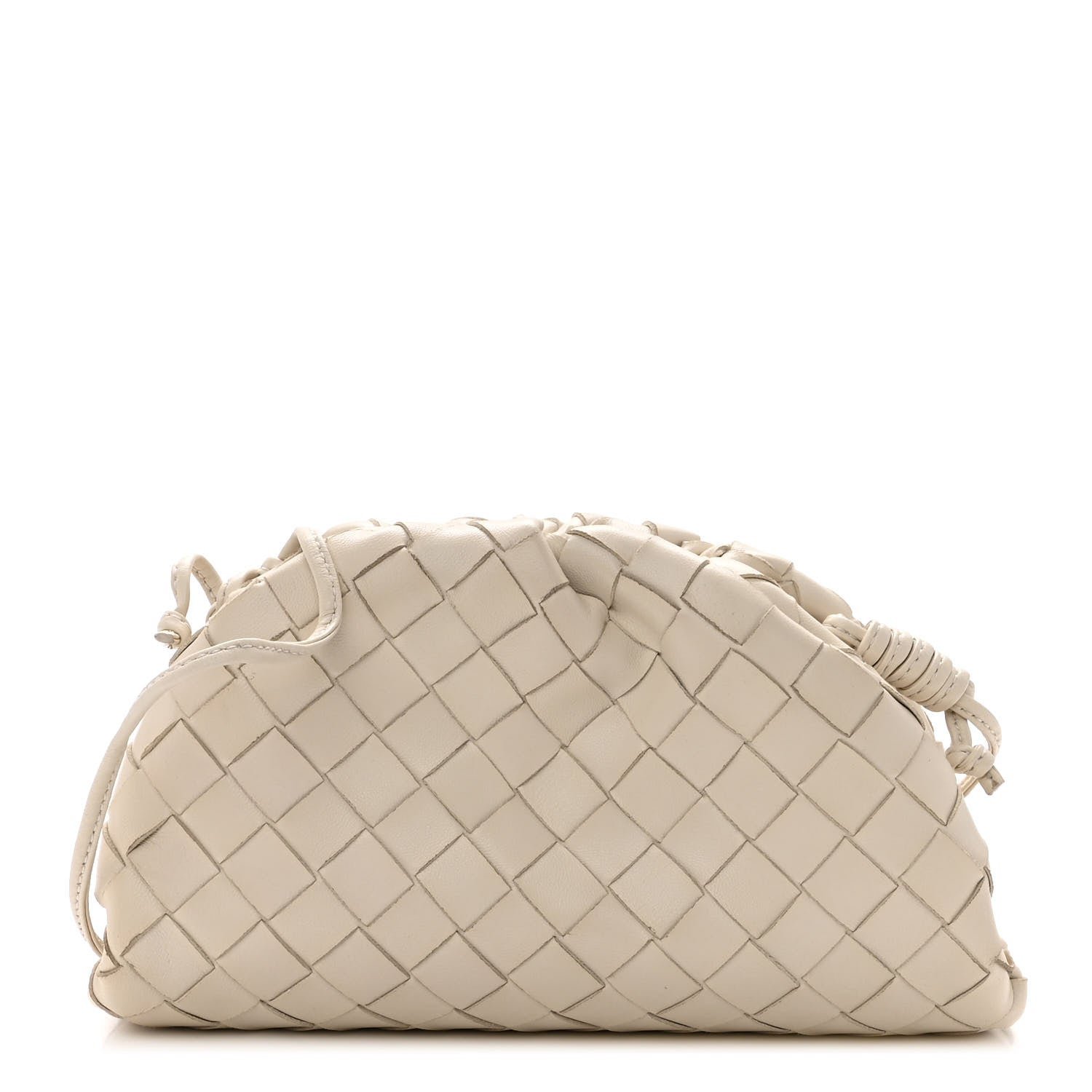 Bottega Veneta Nappa Intrecciato The Mini Pouch Chalk