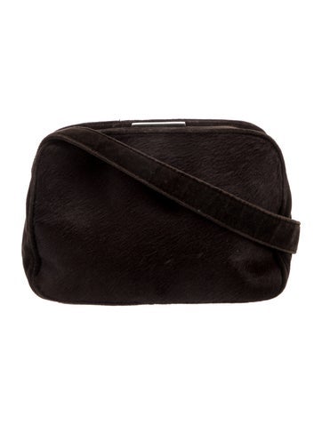 Prada Velvet Vintage Velluto & Cavallino Frame Shoulder Bag