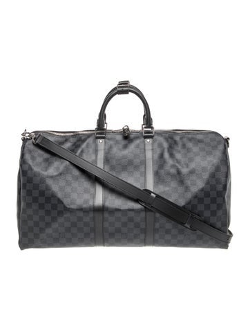 Damier Graphite Keepall Bandouliere 55