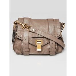 Proenza Schouler Proenza Schouler Grey Leather PS1 Pouch Bag