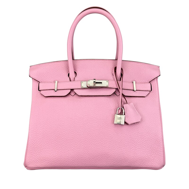 Mauve Sylvestre Clemence Birkin 30 Palladium Hardware, 2021