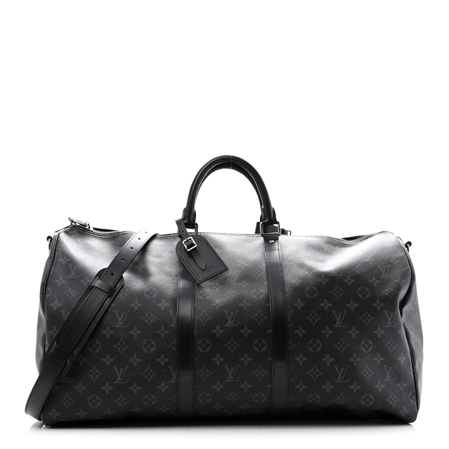 Louis Vuitton Monogram Eclipse Keepall Bandouliere 55