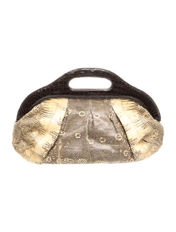 Crocodile Top Handle Bag