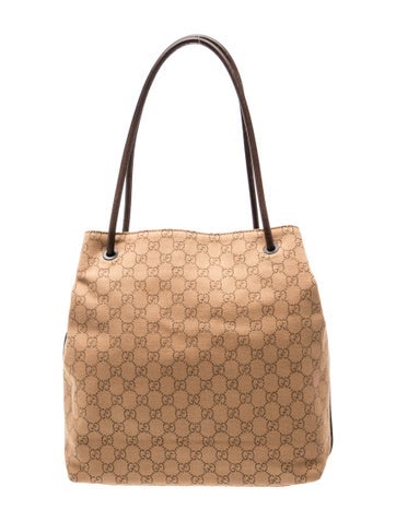 GG Canvas Top Handle Bag