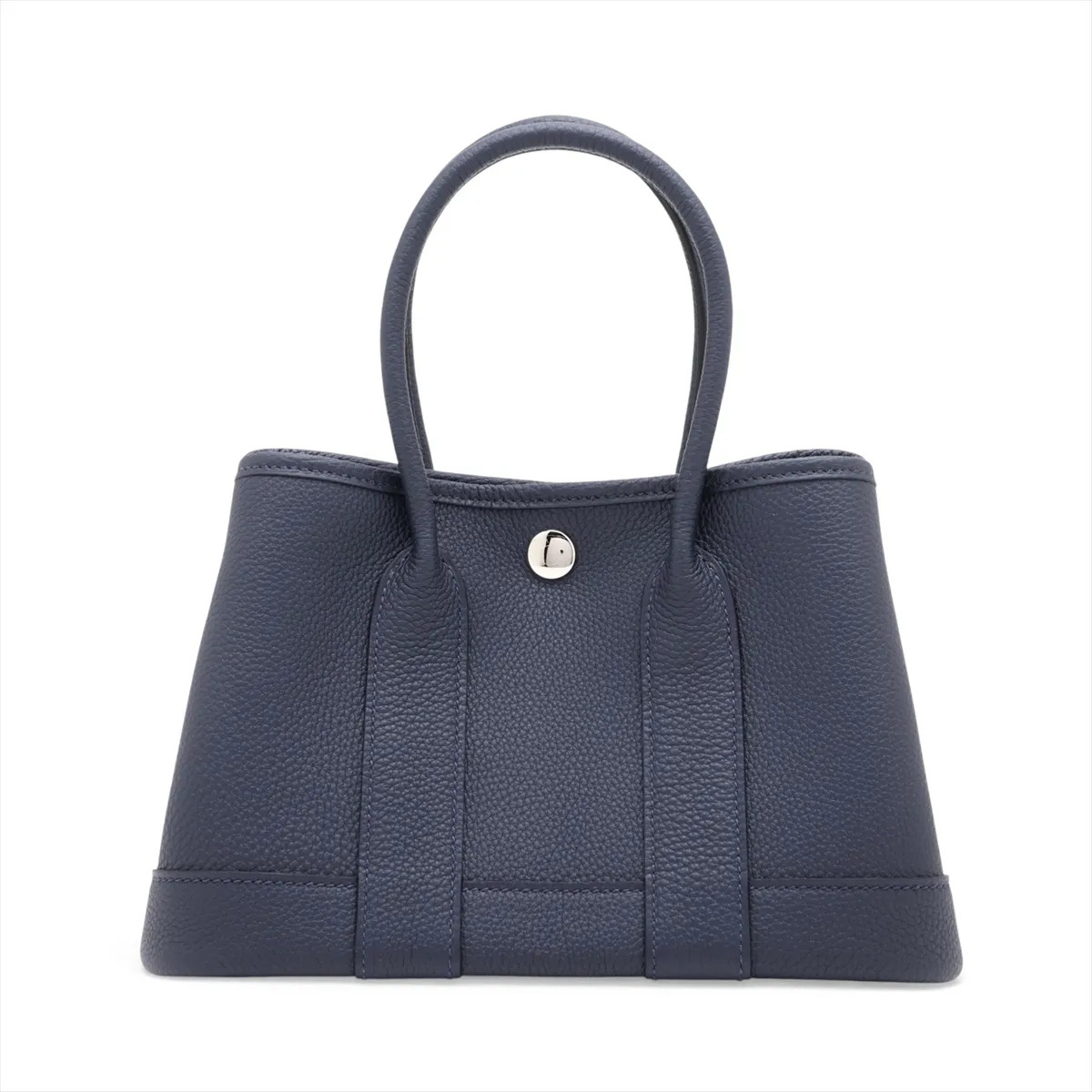 Hermès Neo Garden 23 Togo Blue nuit Silver Metal Fittings