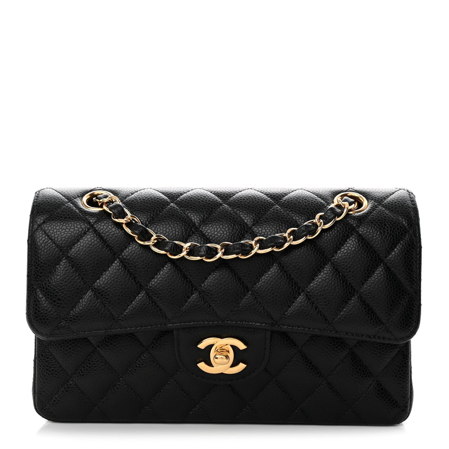 Chanel Caviar Quilted Small Double Flap Black